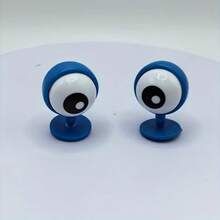 一对电动自行车眼睛装饰，趣味头盔眼睛配件，可爱自行车/摩托车/踏板车前灯装饰