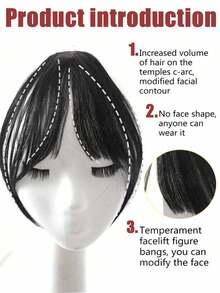 1pc Seamless Mesh Wig Cap With Bangs And Adjustable Button, Perfect Fit On Scalp, Ideal Wig Choice For Ladies. This Fantasy-Themed Wig For Women Is Suitable For Commuting And Travel. Can Be Used As Hair Accessories Such As Hair Clips, Hair Pins, And Hair Claws., Hair Extension, Hair Piece, Head Accessories - Nhiều màu - Xem 7