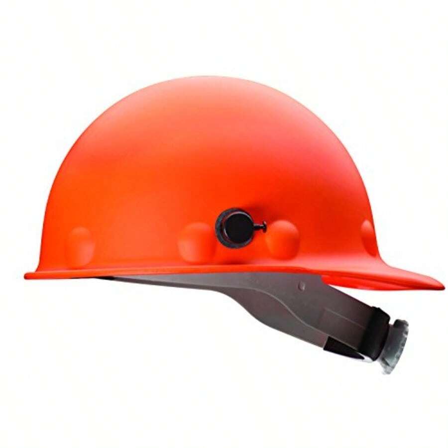 Fibre-Metal Super Eight Fiber Glass Ratchet Cap Style Hard Hat with Quick-Lok Orange Medium P2HNQRW03A000Protective Helmet - naranjafiestadebloques - Ver 1