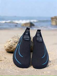 Zapatos acuáticos para parejas Inkach, zapatos de interior para fitness, zapatos de yoga transpirables y de secado rápido, zapatos de agua para vadear y nadar - E Luna Negra - Ver 5