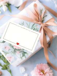 100pcs/50pcs Heart Shaped Blank Greeting Cards, Pocket Cards, Thank You Cards, Blank Message Cards, Suitable For Valentine's Day, Wedding, Birthday, Anniversary, Holidays, Bridesmaids, Various Occasions, Perfect Gift For Friends, Family And Clients - Multicolor - View 8