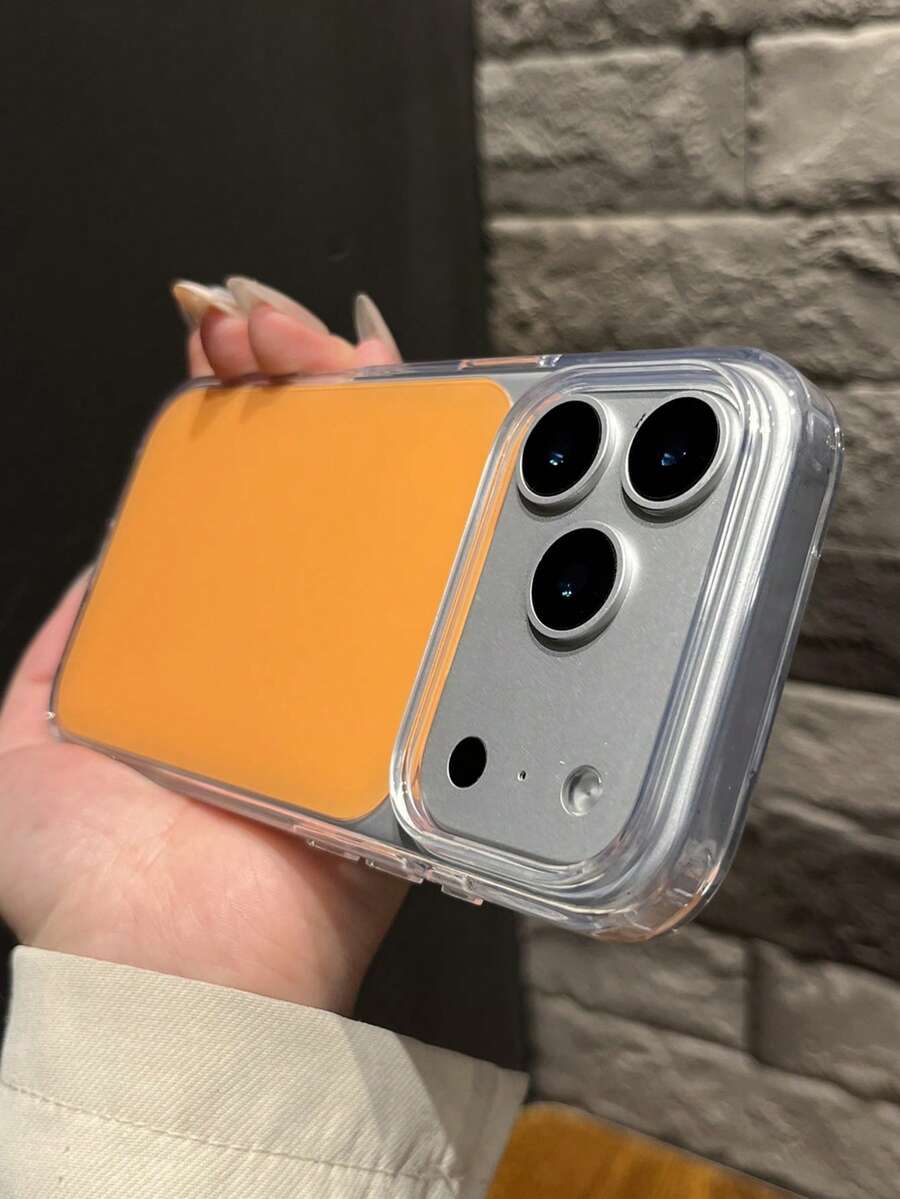Simple Solid Color Shockproof Phone Case Compatible With IPhone 17 ProMax 17Pro 17 16 15 Pro Max Fashion Cute Candy Color Cover