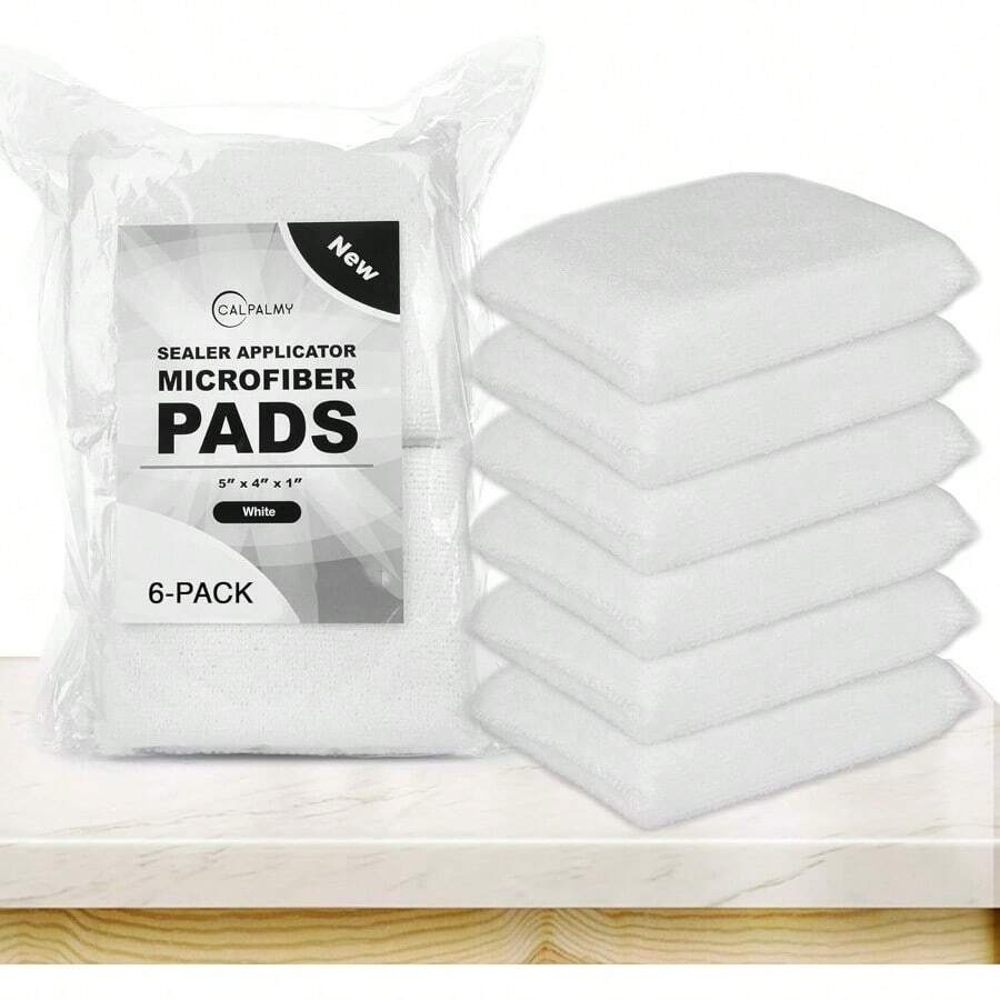 AWYYProfessional Microfiber Sealer Applicator Pad The Perfect Tool To Apply Sealer To  Stone And Tile Like Marble Granite Concrete And Slate White - 6Pads - View 1
