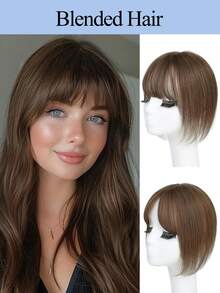 12 Inch Women's Hair Topper Clip-In Bangs, 360° Full Coverage Hair Piece, Suitable For Daily Wear And Those With Thin Hair - S4 - View 2