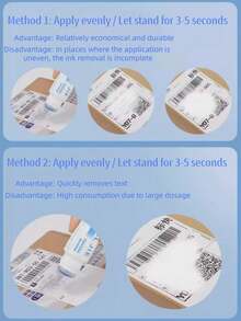 1pc Thermal Paper Correction Fluid, Courier Slip Correction Fluid, Effective For Protecting Personal Privacy, Cleaning Tool, All-In-One Courier Slip Privacy Stamp & Opener, Suitable For Thermal Paper Erasure (May Not Work Well On Other Papers, Mainly Designed For Courier Thermal Paper Information Erasure), Suitable For Household Cleaning, Good For Protecting Personal Privacy, Random Color/Style - 30ml - View 8