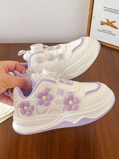 1 Pair Kids Sports Shoes Running Shoes, Girls Sports Shoes New Autumn Bestselling Shoes, Children Non-Slip Breathable Boys Soft Bottom Casual Shoes