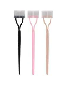 Eyelash Comb Semi-Arc Stainless Steel Needle Eyelash Comb False Eyelash Comb Tool - Multicolor - View 2