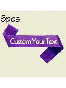 LICVIC Customized Birthday Sashes With Text, Personalized Sashes, Bachelor/Bachelorette Party Sashes, Birthday Queen Sashes, Retirement Sashes, Ribbon Belts. - Style a - View 21