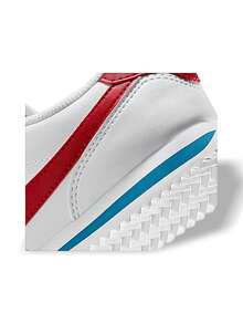 Nike Cortez BG 女款(GS)运动鞋 透气轻便 易洗 多功能 适合学校户外运动 白色/蓝色/红色 DM0950-115 - 白色/藍色/紅色 - 查看 7