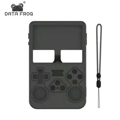  Carcasă din silicon DATA FROG pentru consolă de jocuri portabilă R36S, carcasă moale pentru piele, husă de protecție anti-zgârieturi, accesorii de joc