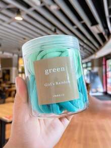 50pcs/Set Women's Basic High Stretch Hair Ties, Hairstyles (Multiple Colors) Casual Stretch Everyday Hair Ties, Simple , Thick Ponytail Clips, Simple And Elegant Style, Highly Stretchable Seamless Hair Accessories For Women's Sports, Simple Black Preferred, Home Beauty Women Accessory Gifts ,Hair Elastics ,Hair Rubber Bands ,Scrunchies ,Hair Rope ,Elastic Hair Tie Head Accessories Elastic Band - Multicolor - View 4