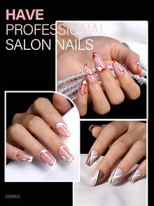 450/240/120 buc vârfuri de unghii acrilice pătrate ultra scurte, în cutie, 15 dimensiuni, unghii false acrilice pe jumătate mate în interior, potrivite pentru saloane de unghii și unghii DIY pentru unghii sau accesorii pentru unghii - clar - Vizualizare 4