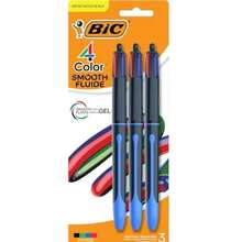 4 Color Smooth Retractable Ballpoint Pen, 1.0 Mm Point For Smooth Ink Flow - Multicolor - View 1