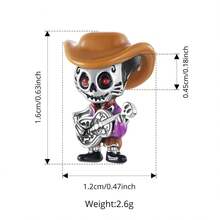 WOSTU 1 Pc 925 Sterling Silver Cute Murano Beads Skull Guitarist Guitar Spring Dachshund Charm Beads Pendant Fit Women DIY Fashion Jewelry Gift