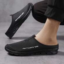 2025春秋男士休闲套脚鞋，低帮，透气，夏季 - 黑色 - 查看 6