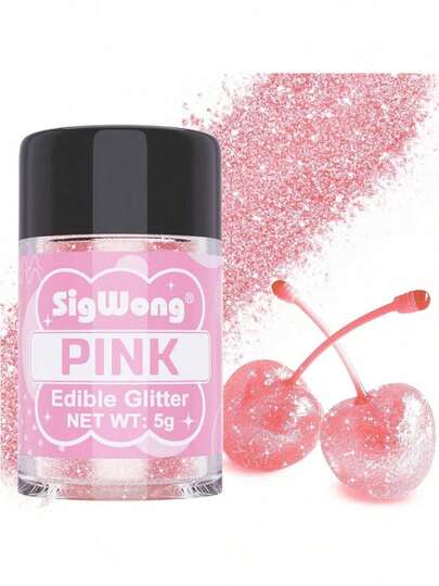 Edible Glimmer Powder Glitter Luster Dust Food Decorating Sprinkle Glimmery Dust For Drink Wine Beverage Cake Candy Dessert Bakery Restaurant Vegan