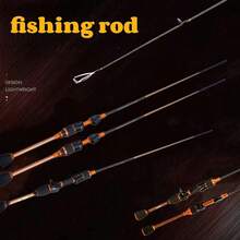 Ultra-Light Carbon Fiber Spinning Rod - Suitable For Both Hands, Medium Power, 1.8m/1.68m, 0.8-5g Casting Weight - Ideal Choice For Precise Freshwater Fishing - Multicolor - View 2