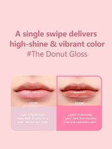 Laneige Glaze Craze Tinted Lip Serum 12g, Donut Silicone Brush Tip, Hydrating & Translucent, Plumping & Nourishing,Nude-Like Low-Saturation Glass Lips Effect, Korean Makeup Finish - Sugar Glaze - View 7