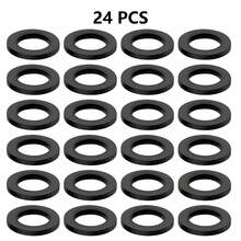4/8/12/24 Pack Shower Hose Washers, Rubber Washers Seals 1/2 Inch Hose Washer Seal Tap Sealing Rings Shower Head Washer For Showers Head And Hose Connecting