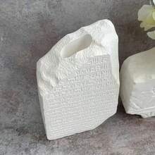 Figurină sculptură stelă din ipsos egiptean antic, piatră Rosetta, decor pentru casă, sufragerie, dormitor, nuntă, petrecere, Crăciun, Halloween, Paște, Ziua Recunoștinței, Ramadan, ziua de naștere perfectă, cadou de casă nouă, design rafinat - Multicolor - Vizualizare 3