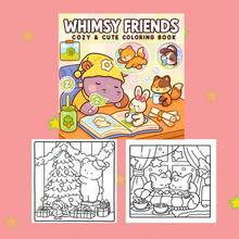 [NEW COZY & CUTE Coloring Book] 1pc Original Coloring Book , 22 Pages Single-Sided Printing, Clear Lines And Exquisite Patterns, Ideal For Relaxation | Perfect Gift For New Year, Valentine's Day, Christmas, Birthdays, School Holidays, Perfect For Adults & Teens & Child - Multicolor - View 4