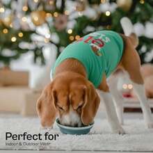 Parisian Pet Funny Christmas Holiday Dog Cat Pet Shirts tee Tanks - Naughty or Nice, , Size, Santa's Helper, Sorry Santa I Ate Your  (, )(Elf Size M) - Multicolor - Ver 5