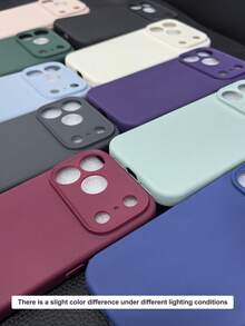 VRNOEI New Lens Protector Phone Case Compatible With IPhone 16 15 11 14 13 12 17 Pro Max Cases Compatible With IPhone 17 Air 16 14 15 Plus Case Shockproof Back Cover - Burgundy + Suction Cup - View 11