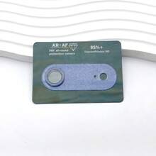 1pc Glitter Integrated Tempered Glass Camera Lens Protector, Full Coverage Anti-Scratch Camera Protective Cover, Compatible With Iphone 17/17 Air/17 Pro/17 Pro Max Series Applicable To Daily Shield, Office, Home Daily Shield Office Home Phone Camera Cover Sparkling Crystal Waterproof Shockproof Anti-Fall Scratch Resistant