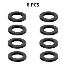 4/8/12/24 Pack Shower Hose Washers, Rubber Washers Seals 1/2 Inch Hose Washer Seal Tap Sealing Rings Shower Head Washer For Showers Head And Hose Connecting