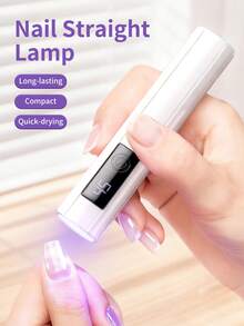 XEIJAYI 1 đèn UV cầm tay có màn hình hiển thị, thích hợp cho làm móng gel, đèn móng mini, máy sấy móng LED di động, máy sấy móng USB, dụng cụ chăm sóc móng và chân nhanh khô - trắng - Xem 6