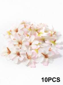 10/30pcs Artificial Flower Heads, 1.57in Mini Simulation Cherry Plum Blossom & Daisy Flower, For DIY Crafts, Wreaths, Photo Frame Decor, Home Decoration, Wedding, Party Decoration, Perfect For Valentine's Day, Thanksgiving, Mother's Day - Multicolor - View 15