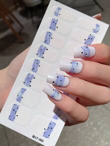 2 buc/set benzi de ojă complet ambalate, manichiură de Ziua Îndrăgostiților cu mai multe modele din care să alegeți, autocolante autoadezive impermeabile pentru unghii, decalcomanii decorative ușor de utilizat pentru unghii, cadouri pentru femei