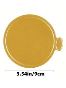 100pcs Reusable Round Gold Cake Pad, Cake Board Coaster For Cakes, Pastries, Desserts, Suitable For Weddings, Parties, Celebrations And Other Festivals - Multicolor - View 4