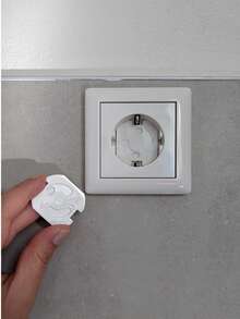 3M Zabezpieczenie gniazdka dla dziecka, łatwe w montażu i demontażu, do standardowych gniazdek 3,5 cm x 3,2 cm - Wielokolorowe - Zobacz 10