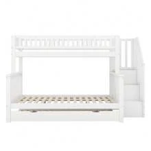 Kids Bed Frames, Headboards & Footboards - White + Pine + 140cm*200cm - View 9