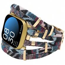 1pc Bohemian Style Compatible With Apple Watch Band, Adjustable Strap, Compatible With Apple Watch Ultra/Series 3/2/1/SE/S11/S10/S9/S8/S7/S6/S5/S4/S3/S2/S1, Fashion & Elegant, Suitable For Young People, Can Be A Gift For Girlfriend, Replaceable Smart Watch Band, Metal Band, Lightweight, Size Options 38mm/40mm/41mm/42mm/44mm/45mm/49mm/46mm (Watch Not Included), Unisex