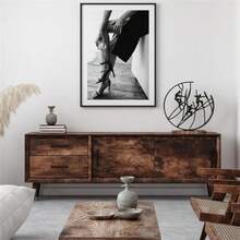 1 件奢华时尚印花，黑白风格，高级时尚艺术，装饰画，海报，别致艺术，墙面艺术，时尚海报，墙面装饰，现代简约风格海报，客厅和卧室装饰，浴室装饰，理想礼物，不含画框 - 彩色 - 查看 10