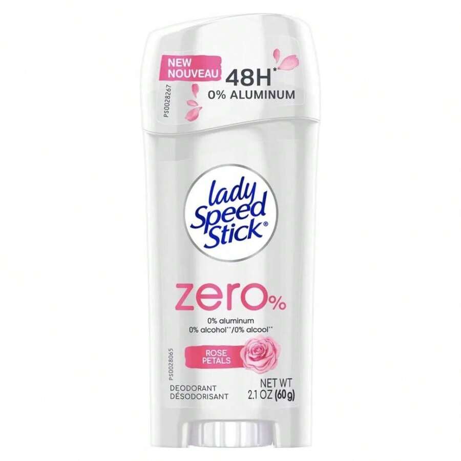 Lady Speed Stick 1 支 60g 玫瑰香止汗除臭棒,長效阻汗除味,優雅柔和玫瑰香氛,溫和配方適合女性,滑順質地,日常腋下護理 - 止汗香膏玫瑰款60g/瓶 - 查看 1