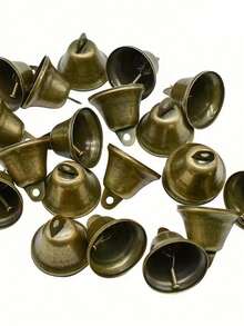 20 个铃铛 - 复古青铜黄铜铃铛，适用于狗训练、门铃、婚礼树装饰、装饰风铃、小铃铛和宠物训练。 - 銅色 - 查看 8