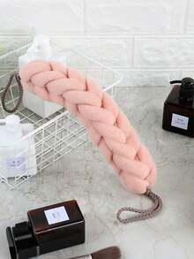 1支持久型身体磨砂膏 + 1个丝瓜络背部按摩器 - 网状淋浴背部按摩器，带挂绳手柄，男女通用，粗磨去角质，有效清洁身体，淋浴背部按摩器，优质网状材质，便捷毛巾挂绳设计，丝瓜络毛巾，沐浴海绵，令肌肤光滑，适合日常使用 - 彩色 - 查看 6