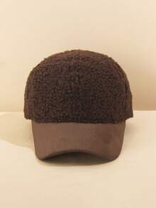 1pc Children's Solid Color Wool Baseball Cap, Suitable For Different Age Groups Of Children And Teenagers For Daily Warmth And Casual Wear - 1PC - View 20