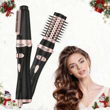 Hair Dryer Brush, Suitable For Smooth, Voluminous, And Curly Hair Styling - EU C Type Plug(220-240V) - View 1