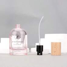 1 bình xịt nước hoa thủy tinh nắp gỗ cao cấp 50ml - Chai đựng nước hoa du lịch tiện dụng, bình đựng nước hoa rỗng chống rò rỉ để lưu trữ mùi hương sang trọng, hộp đựng mỹ phẩm nhỏ gọn khi đi du lịch/tại nhà/văn phòng - Nhiều màu - Xem 6