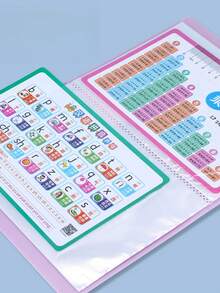 1pc A5 Clear Sleeve Transparent File Folder, Multi-Layer Waterproof Pregnancy Examination Report & Document Organizer - A5 - View 2