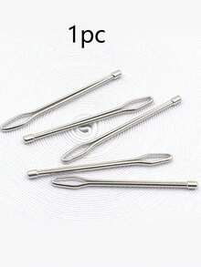 Elastic Band Threader Clip For Sewing DIY Durable Elastic Band Clip Threading Rope Device & Clothing Clip Belt Guide Needle Tool For Trousers Belt Guide Needle Tool For Trousers White Time-Saving & Versatile With High-Quality Clips Sewing Accessories - Silver - View 17