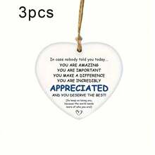 1/3/10pcs Acrylic Pendant Decoration, Holiday Gift For Friends, Colleagues, Encouragement, Appreciation, Farewell - Multicolor - View 11