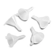 5 Packs Mini Funnel Small Plastic Funnel For Lab Bottles, Sand Art, Perfumes, Spices, Powder, Essential Oils, Recreational Activities Kitchen - Clear - View 11