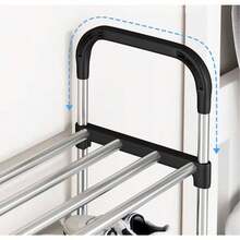 Organizador de Zapatos de 6 Niveles. Estante para Zapatos de 6Niveles. Almacenamiento Multifuncional. Ahorra Espacio. Adecuado para el Hogar, la Entrada Principal, el Dormitorio, Etc. Fácil de Montar. zapatero - 6 Niveles - Ver 4