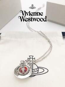 Vivienne Westwood New Tiny Orb Pendant Necklace - Silver - View 7