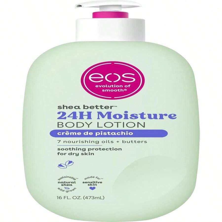 Eos Shea Better Body Lotion Vanilla Cashmere, 24-Hour Moisture Skin Care, Lightweight &Amp; Non-Greasy, Natural Shea, Vegan, Vanilla Body Lotion, 16 Fl Oz - Màu B - Xem 1